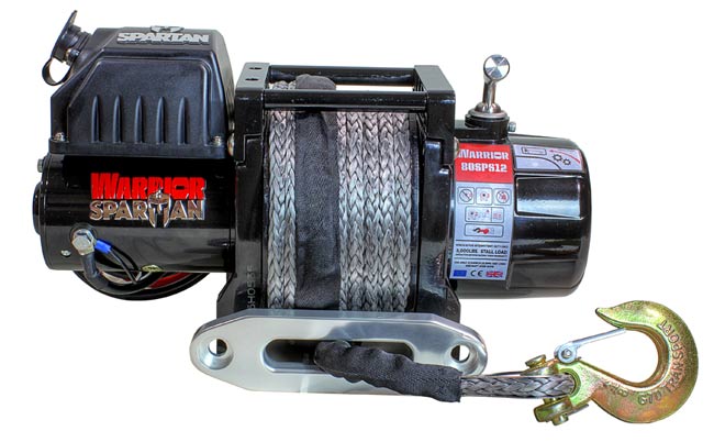Warrior Winches Spartan 6000 Electric Winch Synthetic